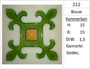 212 Bouwkeramiek
