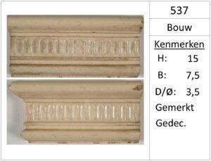 537 Bouwkeramiek